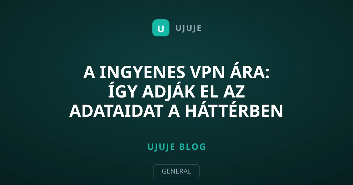 A ingyenes VPN ára: Így adják el az adataidat a háttérben